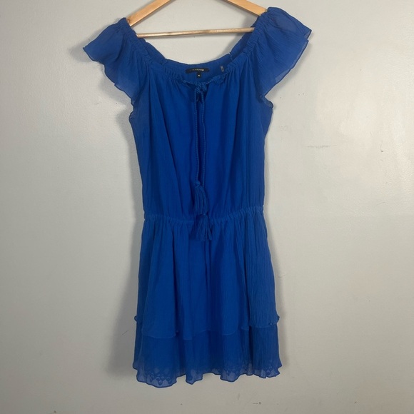Kobi Halperin Cobalt blue "Darcie" dress silk cotton blend size XS - Picture 3 of 7